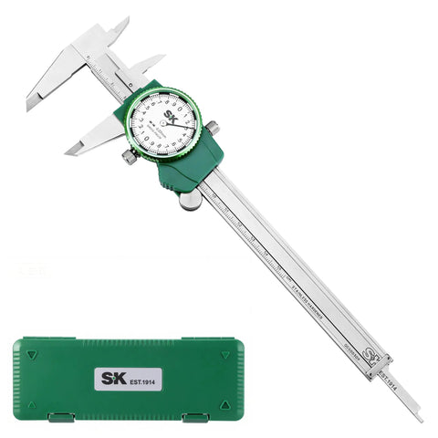 Dial Caliper 150mm Measuring Tool With Shockproof Design, Stainless Steel Calipers, Dual Jaws And Probe, Four Measurement Modes