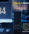 Lithium UPS Battery Backup And Surge Protector With Sinewave Power 1000VA 800W LiFePO4 Battery Pack on desk setup