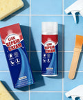 Transparent Waterproof Sealant Rapid Dry Spray Plugs Any Crack No Sweat on ceramic tiles with various tools.