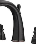 Avalon Roman Tub Trim In Tuscan Bronze With High Arc Spout, 3 Hole Installation, Trim Only, Valve Body Sold Separately