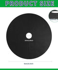 8 Pack 32.2 Inch Non Woven Tree Mulch Ring Thickened Tree Mat Protector Reusable Weed Barrier for landscape trees