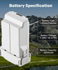 Intelligent Flight Battery Plus For DJI Mini 4 Pro Mini 3 Pro And Mini 3 3850mAh Beef Up Your Fly Time With High Capacity Power Upgrade