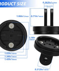Dimensions of Mountain Bike Computer Mount For Road And Mountain Bikes Stem Top Cap Mount Holder For Garmin Tail Lamps