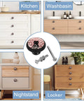 4 Pack Killer Look Pink Daisy And Kitty Crystal Glass Cabinet Knobs Built Tough For Kitchen Cupboards And Super Smooth Dresser Drawer Pulls with screws.