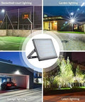 JUDYSSY Flood Light Led Security Light Ip65 Waterproof Spotlight 8000Lm Outdoor for basketball, garage, garden, and lawn lighting.