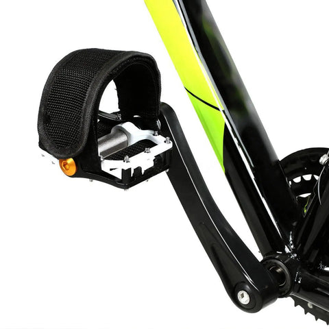 Four Pack Adjustable Bicycle Pedal Straps For Kids And Adults on bike, durable nylon, universal fit