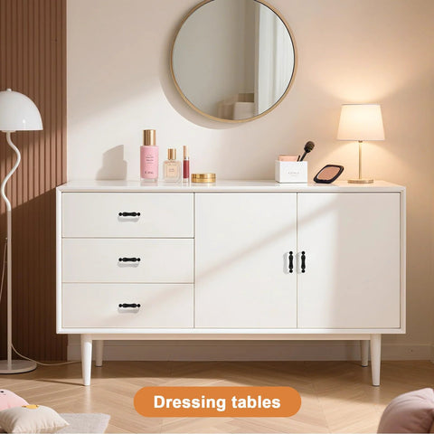 White dresser with Matte Black Cabinet Handles 30 Pack With 3 Inch Hole Centers 76mm Solid Zinc Alloy Kitchen Cupboard Drawer Pulls