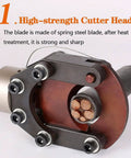 Heavy Duty Hydraulic Cable Cutter For Copper And Aluminum Up To 95mm, Handheld Electric Wire Cutting Tool For Armored Cables, cutter head with spring steel blade