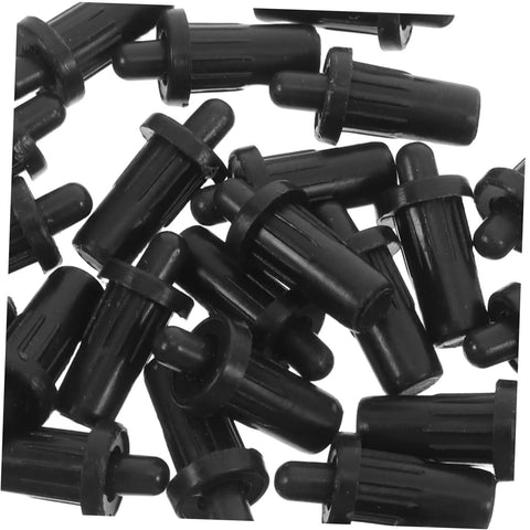 24 Pieces Cabinet Door Repair Dampers Kit For Quiet Close And Easy Install No Hassle Durable Plastic Dampers In Black