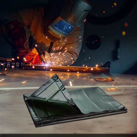 Move This Badass Six By Eight Foot Welding Curtain Around Your Garage Effortlessly With Four Smooth Rolling Locking Casters While Heavy Duty Flame Resistant Vinyl Blocks Hot Sparks Safely