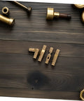Brass Small Jewelry Box Hinges Concealed Hidden Cylindrical Barrel Hinges for Cabinets and Keepsake Boxes Invisible Hardware