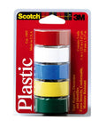 Colorful Tape Pack Five Rolls DIY Friendly Three Quarters Of An Inch Wide By One Hundred Twenty Five Inches Long Waterproof Vinyl Tape