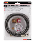 Air Tank Repair Kit With Safety Valve, 0 To 200 Psi Pressure Gauge, 4 Ft Air Hose With Tire Chuck, Heavy Duty Manifold, Model W10058 packaging