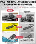 Comparison of 7 Inch Kayak Rail Mount Track for low profile gear showcasing strength, wear, and corrosion resistance tests.