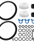 Tune Up Kit For Soft Serve Machines 336 338 339 754 774 791 794, FT X49463 4 1 Parts Compatible For Easy Maintenance And Peak Performance And Smooth Scoops For Home Use And Commercial Kitchens With Quick Install And Durable Build, O-rings and seals laid out
