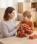 Remote Control Robot Arm Kit For Kids Build Your Own Mechanical Arm With 360 Degree Rotating Gripper Hands On STEM Toy For Learning And Creative Engineering Fun, wooden kit with child and remote