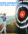 Quiet Mercerized Velvet Golf Target Cloth For Backyard Driving Range And Practice Net Noise Dampening target with golfer