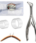 Heavy Duty Silicone O Rings for Wacky Worm Baits Pack of 201 with Tool Protect Soft Plastics From Bass Tearing Fits 3 to 6 Inch