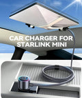 Rock Solid Cigarette Lighter Car Adapter With Hella Tough Waterproof Cord Dual PD 45W And USB A 30W Fast Charger for RV Boat Trailer mobile devices in vehicle.