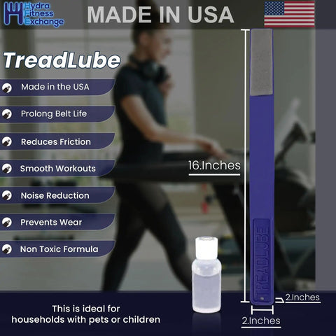 Treadmill Belt Lubricant Kit With Silicone Lube And 16 Inch Applicator, no mess, Made in USA, safe for homes with pets and kids