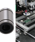 Cool 10pc Alloy Steel Linear Motion Ball Bearings With Smooth Glide Fit For 3D Printers, Engraving Machines And Wind Power Gear That Slays, showing a close-up of a bearing.