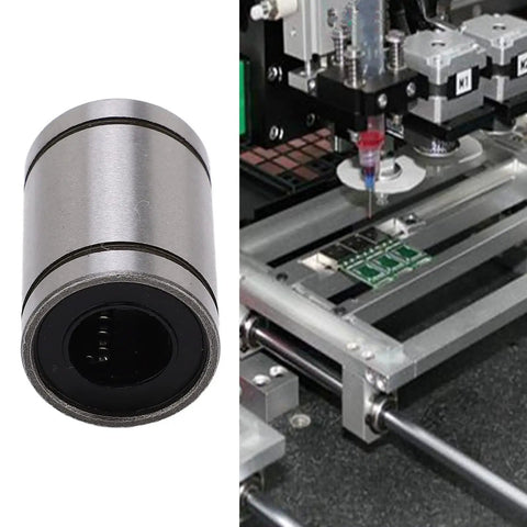 Cool 10pc Alloy Steel Linear Motion Ball Bearings With Smooth Glide Fit For 3D Printers, Engraving Machines And Wind Power Gear That Slays, showing a close-up of a bearing.