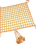 Heavy Duty Hanging Net For Industrial Lifting 3x Mesh 15cm Polyester Sling Net With 2.5 Ton Load Capacity, flat view
