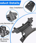 Heavy Duty Washer Door Hinge Replacement For Whirlpool Kenmore Maytag Amana Tough Build Zero Drama Quick Swap Fits Wp8183202 W10005090 product details with angles highlighting easy installation, high quality material.