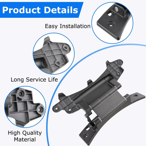Heavy Duty Washer Door Hinge Replacement For Whirlpool Kenmore Maytag Amana Tough Build Zero Drama Quick Swap Fits Wp8183202 W10005090 product details with angles highlighting easy installation, high quality material.