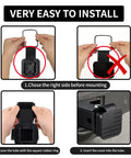 Installation guide for Two Inch Trailer Hitch Cover With American Flag Design Upgraded Rubber And Aluminum Shield