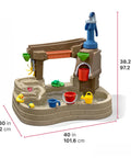 Pump And Splash Discovery Water Table For Toddlers 2 Plus With Seats, Kid Friendly Sensory Pool And Outdoor Water Play Set