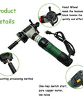 Banfluxion 1200W Electric Pipe Beveling Machine for Inner Expansion Grooving with Chamfering capabilities and hand wheel design.