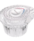 Chateau Acrylic Knob Handle Replacement Kit For Single-Handle Tub And Shower Clear Finish with Cap and All Hardware Included