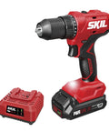 20V Brushless Drill Driver Kit With 2.0Ah Battery And Charger, PWR CORE 20 Power, Beefy Up To 400 In-Lbs Torque, visible with charger