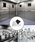 Top-Quality 304 Stainless Steel Sheets Set Of 2 - Each 6 By 12 Inches And Super Slim At 1/32 Inch Thick, 20 Gauge Or 0.8mm With Stylish Snow Frosted Finish collage with kitchen and industrial applications
