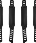 Universal Exercise Bike Pedal Straps Set For Home Gym Adjustable 1.7 X 12 Inch Straps With Ratchet Style Ridges Fits Most Pedals