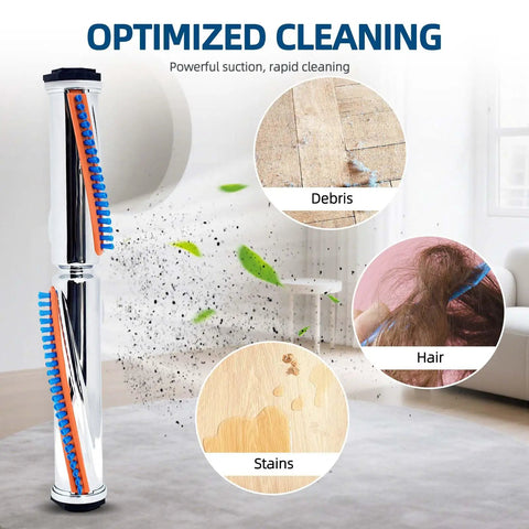 Heavy Duty Metal Brush Roller Replacement For VibraGroomer II Series Commercial Upright Vacuum Cleaners 12 Inch Brushroll 1 Pack Durable