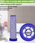 Premium Vacuum Filter Replacement For DC41 DC65 DC66 UP13 UP20 UP30 with visible pre and post motor Hepa filters.