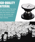 RV Magnetic Door Catch, 2.09 Inch Round Self Adhesive Door Holder with Screws, Easy Install shown with durable plastic material