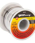 Acid Solder 1/8 Inch General Purpose For Sweat Fittings And Sheet Metal Joints, 16 Oz spool showing label details.