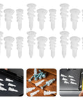 Heavy Duty Drywall Anchors Kit With 300 Pieces In Multiple Sizes POM Expansion Tubes For Solid Wall Fixes shown.