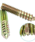 Top Shelf 5/16-18 X 1-1/2 Inch Hanger Bolts showing double threaded galvanized carbon steel construction, suitable for heavy duty use.