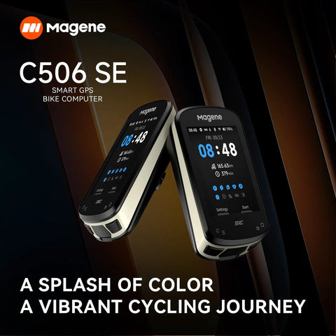 Wireless GPS Bike Computer With 2.4 Inch Color Screen Route Navigation Bluetooth And WiFi Ultra Fast 5 Second Positioning