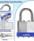 12 Pack Laminated Steel Padlocks Keyed Alike 40mm Wide Body With Normal Shackle Brass Cylinder Heavy Duty Lock Construction