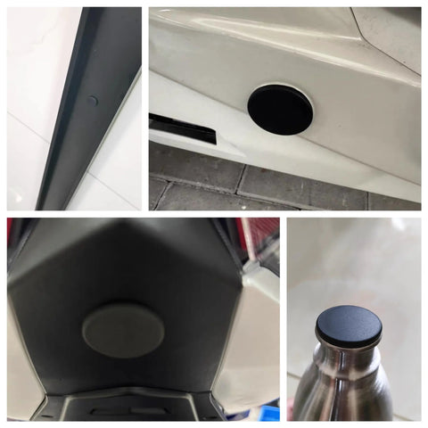 Assorted Rubber Plugs For Round Holes In Black Silicone Stoppers 110 Pieces For Auto Maintenance And Repairs On Cars And Furniture