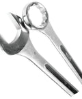 Beefy Jumbo SAE 6-Piece Combination Wrench Set Built Tough With Heat-Treated Alloy Steel For Heavy-Duty Jobs, wrenches close-up