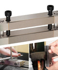 Hardened File Guide With Carbide Surface For Knife Making A Beefy Knife Maker Tool That Fits Up To 2 Inch Wide Blades Ideal Jig
