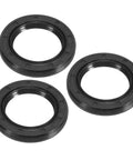 PATIKIL EU 3-pack nitrile rubber radial shaft oil seals, 35x52x7mm, black