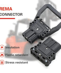 Hardcore Industrial Charging Plug For Forklifts And Electric Pallet Trucks 80A 160A 320A 150V black REMA connector with insulation features
