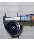 Caliper measuring Replacement Vacuum Cleaner Motor 75BLDBGS01 For Tineco Floor One S1 S2 S3, showing 61.9mm diameter.